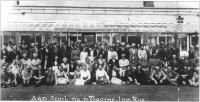 Folk High School,Red Island holiday camp, Skerries,County Dublin, May 1957(Courtesy of Eilis Mac Eoin)