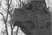 Plate 5: King David playing the harp - the high cross at Durrow.