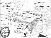 Bird's-eye view of the field of Aughrim, 12 July 1691,adapted from Story's Continuation of the Impartial History...(1693).