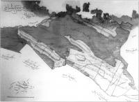 Fig.3. Map of the Sandsford family's Castlerea estate drawn by the estate surveyor John Longfield in 1819.