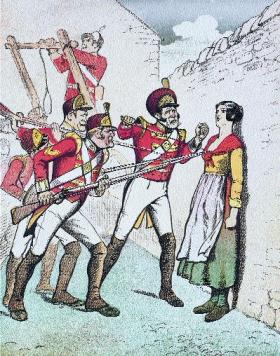 ‘Heroines of Irish history V: the torture of Anne Devlin’. The powerful triangulation around Emmet, Curran and Devlin provided a gender- and class-based model of Irish masculinity and femininity which had very little to do with the historical figures themselves. (Irish Fireside, 5 August 1885)