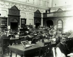 The reading room of the National Library, Kildare Street, Dublin. There is nothing intrinsically wrong with the concept of a combined national library and archive.