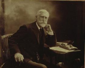 William Martin Murphy—traditionally appears in Irish history as the sinister ‘boss of bosses’ who faced down Jim Larkin and the ITGWU during the 1913 lockout. (RTÉ Stills Library)