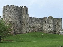 Chepstow Castle—Isabel and William’s Welsh power base. (Jeff Thomas)