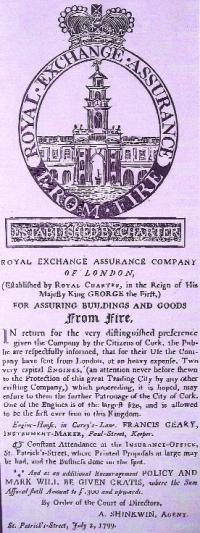 informing citizens that ‘two very capital engines’ have been sent from London for the ‘protection of this great trading city’.