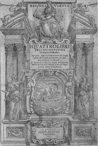 Title page of I quattro libri dell'architettura by Andrea Palladio (1508-80) - Archbishop Smyth Bequest