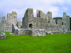 The priory of Fore, Co. Westmeath. William Nugent, who had been prior of the abbey at the time of dissolution in the late 1530s, was guilty of pluralism: in 1546 he was both vicar of Ardnurghry and rector of Trim. (Tara McGovern)