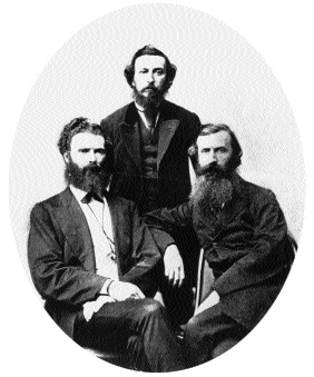 Dennis Mulcahy, Thomas Clarke Luby and John O'Leary-many later prominent Fenians were involved. (Kilmainham)