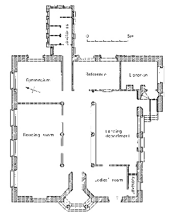 Kilkenny Library was built on a site donated by Ellen, Lady Desart, who also performed the opening ceremony on 3 November 1910. The plan reflects contemporary ideas of library layout. Members of the public were not allowed into the lending department but had to request the books they wanted to borrow. Books were read in the reference room; the ‘reading room' was for the perusal of newspapers (by men). Ladies were expected to read in a room especially for their use; the room had a lavatory to conform with the Victorian idea of modesty-a man should never see a lady going to the lavatory. The gymnasium was included to allow the Corporation raise an additional 1/2d in the Â£ under the Gymnasium Act.