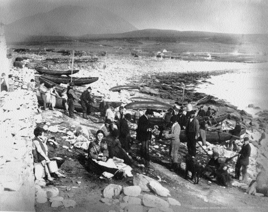 Dooagh, Achill, c. 1885. (Sean Sexton)