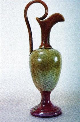 Ewer, c. 1882, impressed on base ‘Dublin Pottery’. (National Museum of Ireland)