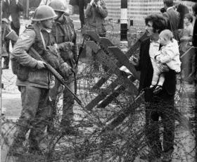 According to Irish Minister for External Affairs, Dr Patrick Hillery, the prevailing situation in the North derived ‘from [British] army raiding which aggravates the dissatisfactions which the minority have suffered for so long. (Hulton Getty Picture Collection, London)