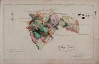 Knockdrin estate map. The large field units suggest consolidation—the amalgamation of multiple smallholdings into much larger field units—and an emerging rural economy where bullocks increasingly replaced small tenants. (National Library of Ireland)