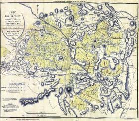 Richard Griffith’s map of the Bog of Allen. 