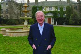 Haughey on the front lawn of his James Gandon-designed mansion, Abbeville, Kinsealy, Co. Dublin, in March 1996. Journalists like Vincent Brown had been pursuing the sources of Haughey’s personal wealth for years. (© RTÉ Stills Library)