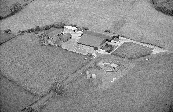 Aerial view of the excavation of a planter's lot at Salterstown, County Londonderry. (Barry Hartwell)