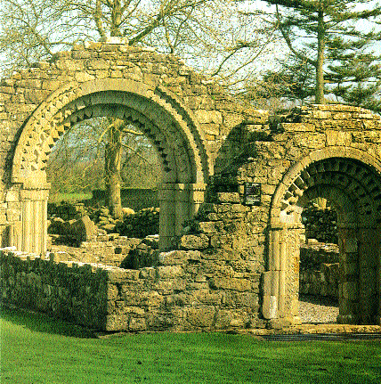 The Nuns' Church, Clonmacnoise, Co. Offaly, completed by Dervorgilla in 1167. (Díºchas)