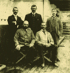 The Canavan brothers on board ship on the return journey to Europe c. 1890 (Bernard Canavan)