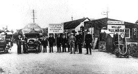 A Northern Ireland customs post near Newry c. 1922. Such posts became virtual armed camps with the IRA's increased activity along the border in early 1922. (PSNI)