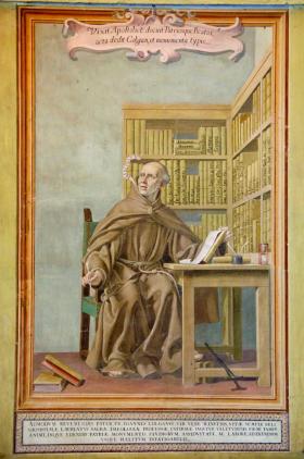 Seán Mag Colgáin, a bhog lámhscribhinn Uí Chianáin ón Róimh go Lobháin. John McColgan, who removed Ó Cianáin’s manuscript from Rome to Louvain. (St Isidore’s College, Rome, Foto Gioberti Studio)