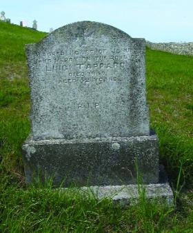 Grave of Luigi Tapparo, one of the 470 Italians to die on the Arandora Star, in Termoncarragh cemetery, Belmullet. (M. Kennedy)