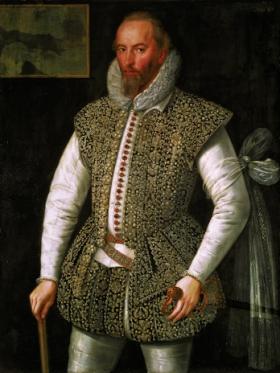 Sir Walter Raleigh—a prominent member of the Virginia Company—fought in Ireland, sponsored a settlement in Munster and tried to establish the first settlement in what he called Virginia, twenty years before Jamestown. (National Gallery of Ireland)