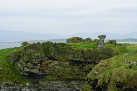 The crumbling ruin of their castle on a cliff top at nearby Creevy above Donegal Bay. (Sheila Gallagher)