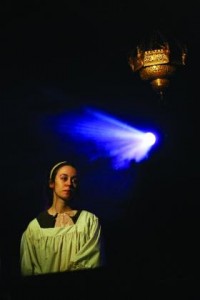 Maudie (Kate Brennan), one of the three lost characters who take refuge in the church.