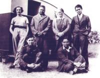 The Woods/Dey family c. 1930s—(standing, left to right) ‘Baby’ Woods; H.L. Dey, father of Tripura; Mollie Woods, co-founder of the Indian–Irish Independence League; Enda Woods; and (seated) Andy Woods; and Tripura Dey. (Lal Wright, née Dey