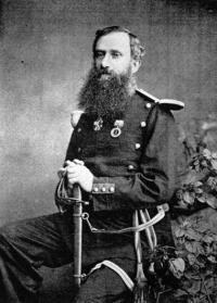 Above: Major Myles O’Reilly (1825–80)—in command of the Irish unit, newly christened the Battalion of St Patrick.