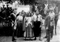 Local people look on as Sidney Olcott directs Jack Clark and Gene Gauntier in For Ireland’s Sake, in Olcott’s final production season in Killarney in 1914. (Muckross House, Killarney)