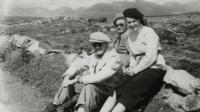 John Ford and Maureen O’Hara on the set of The Quiet Man (1952)—Killanin assisted in its production.