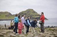 On leaving the visitor centre you collect an audio guide and proceed on to the real thing. (National Trust)