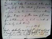 In reply to Parnell’s positive response (23 June) to his suggestion to retain Irish representation at Westminster. In fact, Rhodes made the offer in his original 10 June letter, but the sentence (in brackets, above) was excised from the published correspondence of July 1888. (National Archives of Ireland)