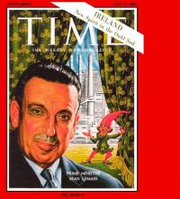 Seán Lemass—in late 1958, as minister for industry and commerce, he granted exclusive oil exploration drilling rights for the sum of £500. (Time)