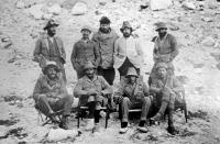 Members of the Norton/Mallory expedition of 1924. Hingston is standing, second left. (The fight for Everest, 1924, E.F. Norton)