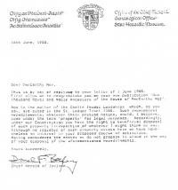 The June 1988 letter of the chief herald—‘…we do not propose to stand in the way of your disposal of the aforementioned hereditaments’—which gave the green light to Terence MacCarthy ‘Mór’ to sell ‘Gaelic feudal titles’ to gullible followers for thousands of dollars apiece.