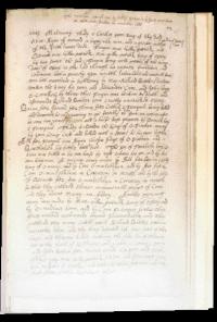 ‘This translation beginned was by Dodly fferbisse in Sr James wares house at Castle-street, Dublin. vi. novembris. 1666’—opening page of Ware’s copy of the Annals of Ireland, 1443–68, which was translated from Irish by Dubhaltach Mac Fhirbhisigh. (British Library)