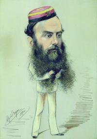 R.A. Fitzgerald—the only Irish player to reach double figures was their English-based captain, ‘who played in quite his old form’. (MCC/Bridgeman Art Library)