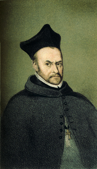 Peter Lombard, Ardeaspag Ard Mhacha, is mí³ a thuig gur gá glacadh leis na Stiobhartaigh mar rí­the í‰ireann. Peter Lombard, archbishop of Armagh, recognised the necessity for an accommodation with the new Stuart dispensation. (í“ Fiaich Library, Armagh)