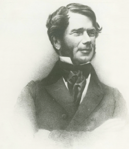 Above: Willliam Smith O’Brien in 1848, aged 45. By then he had moved from the error, failure and temptation of his youth towards a reputation for self-sacrifice, integrity and patriotism.