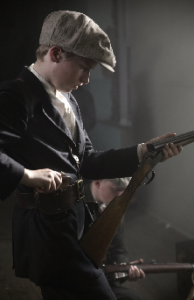 A teenage Volunteer reloads a shotgun. (All images: Title Films