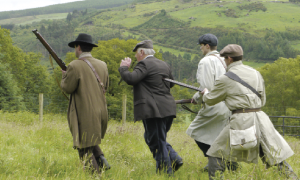 Above: A re-enactment of the IRA capturing a suspect informer.