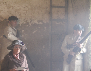 Loyalist Mary Lindsay (seen here in the programme’s re-enactment of her interrogation prior to execution) informed on the January 1921 Dripsey ambush. She was executed when the British refused an offer to exchange her life for the five IRA volunteers who were captured at Dripsey and who were sentenced to be shot. The fates of such named individuals whose deaths are confirmed historical fact were explored in grim detail, but accompanying these were sweeping statements, rumours and folklore about dozens of unidentified IRA victims for whose existence there is no reliable evidence.