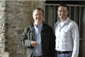 Presenter Professor Eunan O’Halpin (left) and director Martin Dwan (right). (All images: Title Films) 