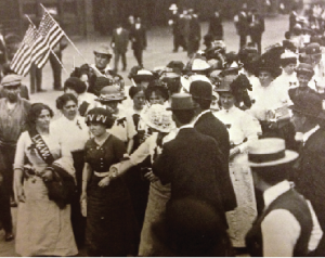 The pageant staged by the Wobblies in Madison Square Garden, New York, on 7 June 1913, when over a thousand strikers re-enacted events in the Silk City.