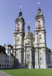 The Abbey of St Gall today—recognised by UNESCO as a World Cultural Heritage Site since 1983.