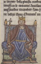 Henry II of England in Gerald’s Conquest of Ireland, who says he possessed ‘a familiarity with pretty well the whole outline of history, which he could readily draw on’. (NLI)