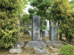 Above: ‘A man of faith, an undefiled flower blooming like eight clouds, who dwells in the mansion of enlightenment’—Lafcadio Hearn’s grave in Zoshigaya Cemetery, Tokyo