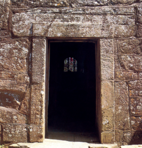 The doorway is one of the finest examples from early medieval Ireland. (Jacqueline O’Brien)